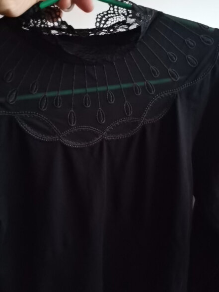 KJ中领蕾丝塑身美体保暖内衣37度加绒加厚秋衣秋裤无痕美体女套装 黑色 均码（适合80-150斤） 晒单实拍图