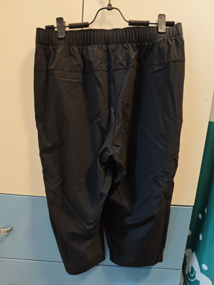 adidas阿迪达斯官方男装运动健身七分裤DY7876 黑色 A/L 晒单实拍图