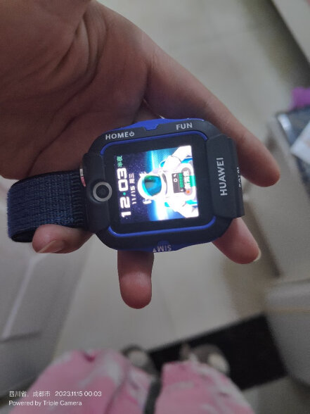 华为HUAWEI儿童手表4X新耀款星云蓝手表电话手表 双摄视频通话|50米防水|趣味运动|11重定位|支持儿童微信 晒单实拍图
