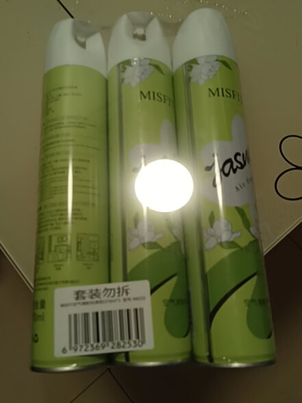 MISFIT空气清新剂370ml*3 (茉莉) 去除异臭味香薰家用室内卫生间厕所  晒单实拍图