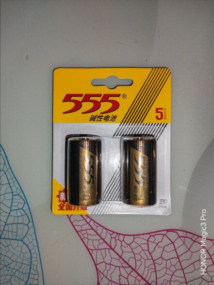 555电池 3号碱性电池lr14/c1.5v手电筒保险箱三号干电池 2粒装 晒单实拍图