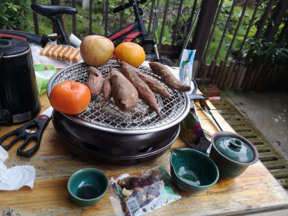 尚烤佳（Suncojia）围炉煮茶炉  木碳烤肉烧烤炉 户外木炭烧烤架 家用韩式无烟煎烤炉 晒单实拍图