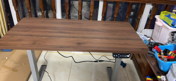 Brateck电动升降桌 北弧电脑桌 站立办公升降桌 工作升降台 K2棕1.2米 晒单实拍图