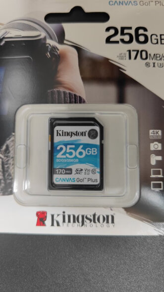 金士顿（Kingston）256GB SD存储卡 U3 V30 相机内存卡 高速sd卡大卡 4K超高清拍摄 读速170MB/s 写速90MB/s 晒单实拍图