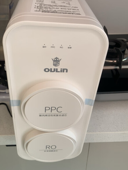 欧琳（OULIN）家用厨下式净水器 RO反渗透500G纯水机管线机前置过滤器套装 三件套装【Q31+R502+G19(灰)】 晒单实拍图