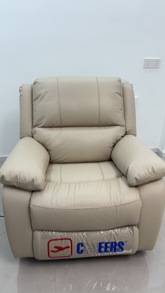 芝华仕（CHEERS） 头等舱沙发 真皮电动功能单椅懒人沙发芝华士躺椅 K135 流云白7天发货 晒单实拍图