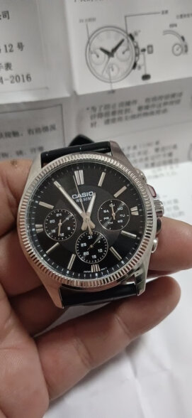 卡西欧（CASIO） MTP-1375卡西欧男表商务休闲运动 大表盘三眼手表 MTP-1375L-1AVPF-50米防水 晒单实拍图