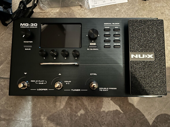 Nux MG-30数字综合效果器电吉他贝斯电箱琴内置声卡鼓机录音LOOP 晒单实拍图