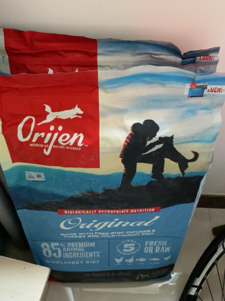 渴望（Orijen）狗粮原味鸡肉犬粮11.4kg【85%含肉量】【海外版】 晒单实拍图
