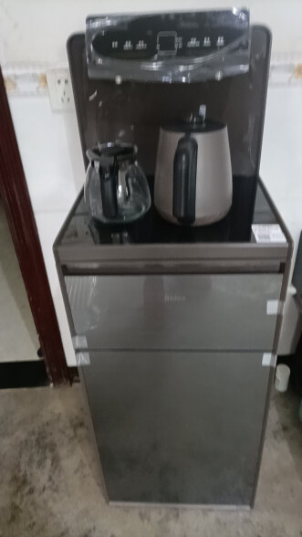 美的（Midea）智能语音茶吧机饮水机家用高端背板多功能下置式桶装水立式冷热多用款 YD1619S-X 晒单实拍图