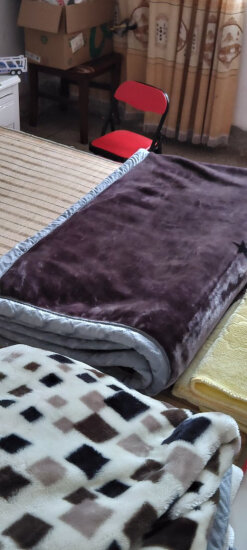 南极人（NanJiren）毛毯 双层拉舍尔毯子 加厚6.6斤 200*230cm 双人沙发毯铺床盖毯 实拍图