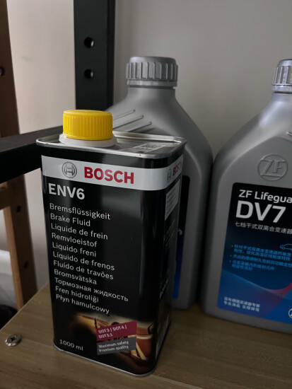 博世（BOSCH）刹车油 制动液 ENV6(HZY6) 1L装 德国原装进口可混加DOT3/4/5.1 实拍图