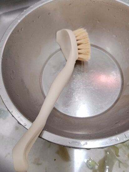妙洁 长柄洗锅刷 植物剑麻有效去油不掉毛刷子厨房清洁刷锅神器 实拍图
