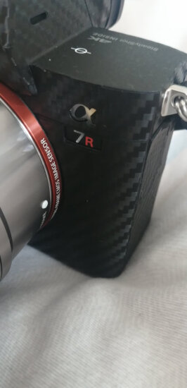 JJC 适用索尼a7r4贴膜SONY a7r4a微单相机保护贴纸 机身皮贴配件（碳纤维） 实拍图