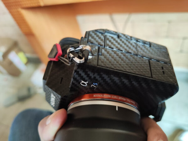 JJC 适用索尼a7s3贴膜SONY微单相机保护贴纸 机身皮贴配件（碳纤维） 实拍图
