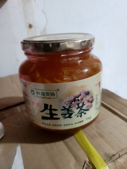 原装进口韩国农协 蜂蜜生姜茶 蜂蜜糖姜茶 姜糖蜂蜜糖水1000g  冲饮生姜汤 姜汁果味饮品 搭配红枣枸杞桂圆  实拍图