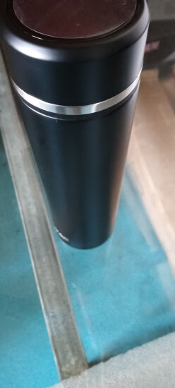 然也（RAE）保温杯智能显温男士大容量抗菌杯不锈钢车载泡茶杯水杯子Z103 实拍图