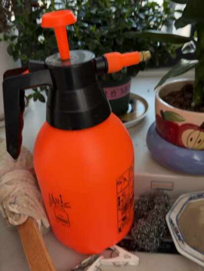 农宝喷壶浇花水壶洒水壶喷雾器园艺喷壶洗车泡沫小喷壶 2L加厚橙色 实拍图