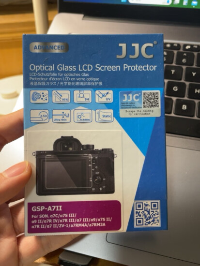 JJC 适用索尼a7m3钢化膜a7C a7r4 a7r3 a7s3 ZV1 a7r4A a7r3A贴膜 相机屏幕保护贴膜 微单配件 实拍图