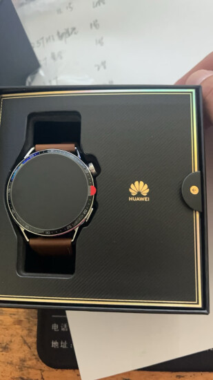 华为HUAWEI WATCH GT 3 咖色时尚款 46mm表盘 华为手表 运动智能手表 血氧自动检测 智能心率监测 腕上微信 实拍图