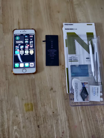 诺希 苹果6S电池 苹果手机内置电池更换大容量 旗舰版2400mAh 适用于iPhone6S 到店安装 实拍图