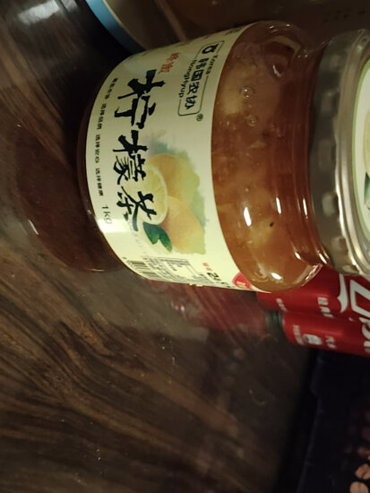 韩国农协 原装进口 蜂蜜柠檬茶 1000g/瓶 水果茶 柠檬片果酱丰富维C 可搭配柚子茶早餐麦片 冷热冲泡饮品 实拍图