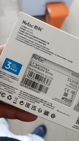 朗科（Netac）512GB SSD固态硬盘 SATA3.0接口 N550S超光系列 电脑升级核心组件 实拍图