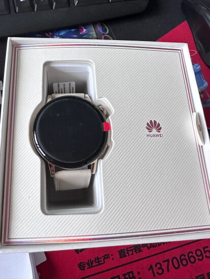 华为HUAWEI WATCH GT 3 白色雅致款 42mm表盘 血氧自动检测 微信手表版 智能心率监测 华为手表 运动智能手表 实拍图