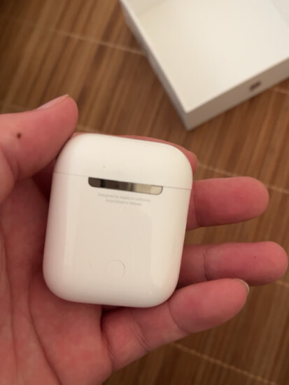 苹果（Apple）airpods2苹果无线蓝牙耳机二代 有线充电版 AirPods2+相机保护套【标配】 实拍图