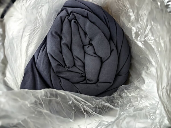 简丽（janlee）被子棉被被芯单人冬被空调被加厚学生宿舍保暖150*200cm 紫灰色 实拍图