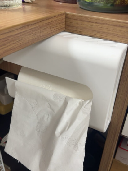 HOUYA 纸巾盒 免打孔卫生间抽纸盒 壁挂纸抽盒一次性洗脸巾厕所厕纸盒 实拍图