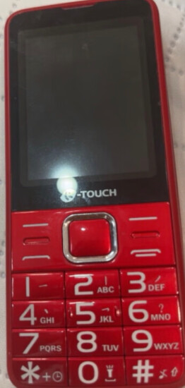 天语（K-Touch）T2 老人手机语音播报移动2G直板按键大字大声大屏超长待机老年人学生备用功能手机 红色 实拍图