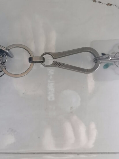 迪加伦 钛合金汽车钥匙扣男士挂件钥匙链创意奔驰奥迪大众丰田比亚迪 实拍图