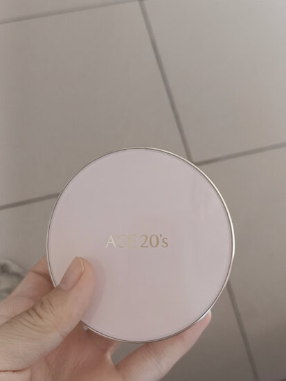 Aekyung Age 20's爱敬韩国进口三色粉金气垫BB霜23号自然色SPF50+水润提亮14g/只*2 实拍图