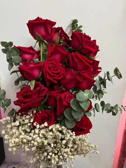 热带之恋RDZLLOVE七夕情人节鲜花速递同城配送33朵红玫瑰花束表白求婚女友生日礼物 19朵红玫瑰礼盒 爱的至高点 实拍图