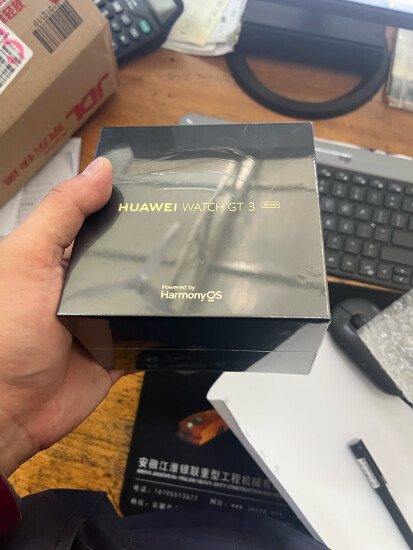 华为HUAWEI WATCH GT 3 咖色时尚款 46mm表盘 华为手表 运动智能手表 血氧自动检测 智能心率监测 腕上微信 实拍图