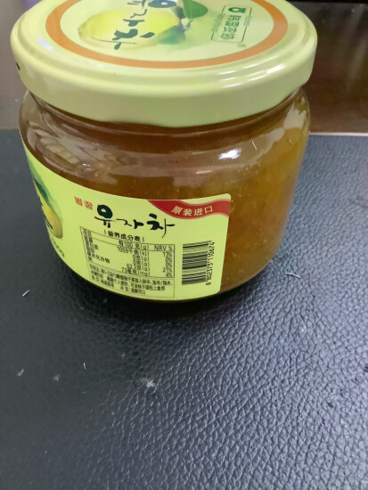 韩国农协蜂蜜柚子茶 550g  原装进口经典柚子果茶冲饮饮品 营养健康水果茶蜜炼果酱 全家同享可吃可泡   实拍图