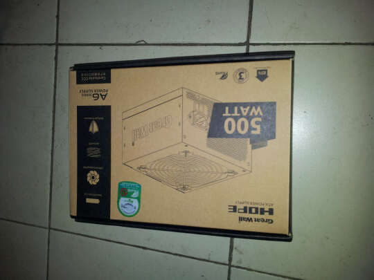 %title插图%num 长城(GreatWall)额定500W HOPE-6000DS电脑电源 (双8PIN/台系主电容/75cm长线材/温控风扇/宽幅/3年质保)
