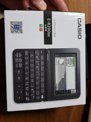 CASIO 卡西欧电子辞典E-R200WE 英汉辞典 留学 雪瓷白