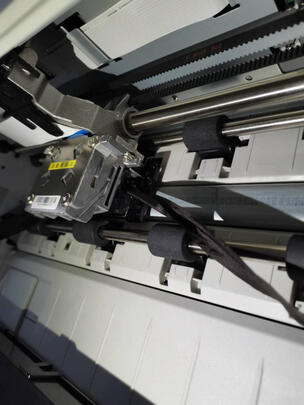 联想针式打印机色带安装方法