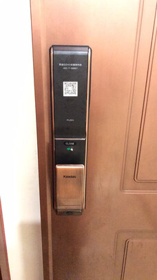 凯迪仕 kaadas K9-V可视猫眼智能锁指纹锁家用防盗门锁 全自动电子锁密码锁 APP远程智控 星空灰色 C级锁芯