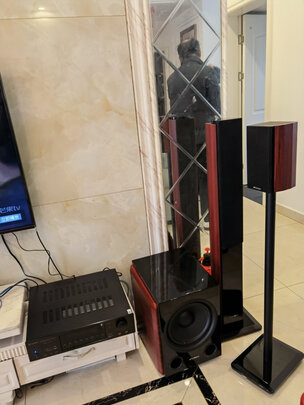 %title插图%num 山水(SANSUI) F8 5.1无线家庭影院木质音响套装KTV卡拉OK 落地式家居音响 F8旗舰版
