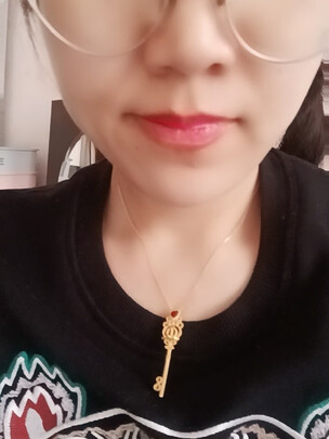 玫瑰金项链