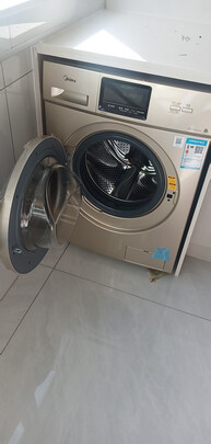 美的（Midea）10公斤滚筒全自动洗衣机 变频家用除菌大容量 MG100S31DG5 金色