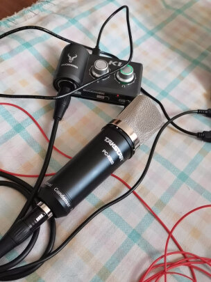 %title插图%num Buckhorn K1声卡+ ISK BM800S麦克风USB外置声卡手机电脑网红主播录音直播K歌专用套装