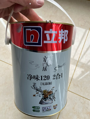 乳胶漆|客观评价立邦京雅居净味120二合一无添加5L乳胶漆怎么样？上手三周说真相