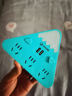 吉顺 插座一转三多功能排插usb 商旅/家用便携式插座/转换插头/插排/插线板无线 白色usb款FT07U