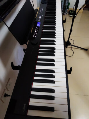%title插图%num 卡西欧 (CASIO)电钢琴AP-470BK专业88键重锤立式表演数码钢琴 三角钢琴音色 APP教学