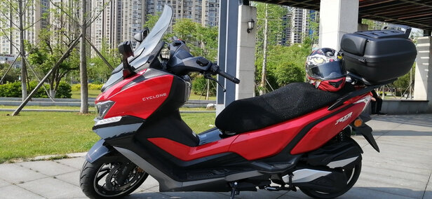 图文解答评测宗申赛科龙2020款rt3大踏板摩托车怎么样真后悔没有早