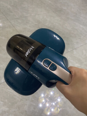 海尔（Haier）除螨仪紫外线杀菌除螨手持床上家用吸尘太空舱旋风吸非无线双拍打HZ-C602